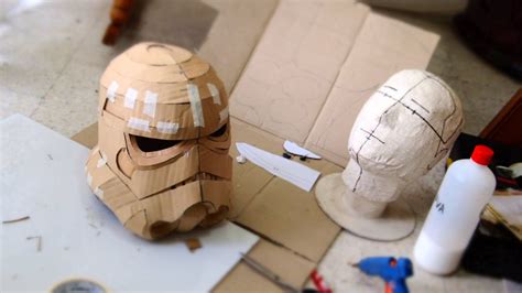 75 Stormtrooper Helmet Part 1 Cardboard Free Template Costume