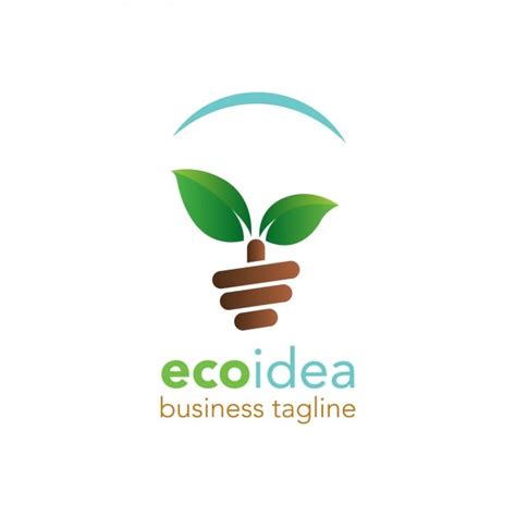 Logo Amigable Con El Medio Ambiente Vector Gratis