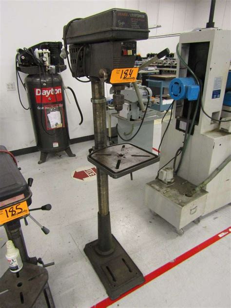 Searscraftsman 15 Drill Press 1 Hp 12 Speed 250 3100 Spindle Rpm 3