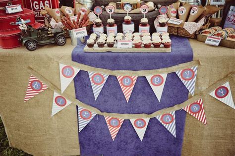 Vintage Car's Birthday Party Ideas (With images) | Vintage car birthday