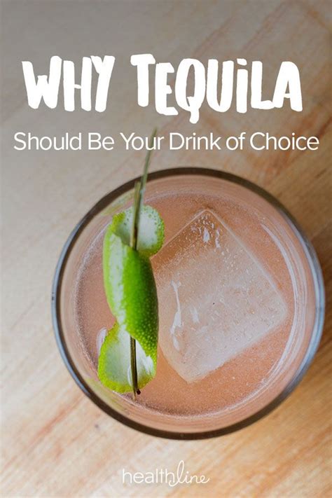 A Drink In A Glass With The Text Why Tequila Should Be Your Drink Of Choice