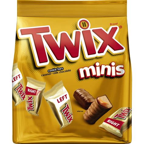 Twix Caramel Minis Size Chocolate Cookie Bar Candy Bag 97 Oz
