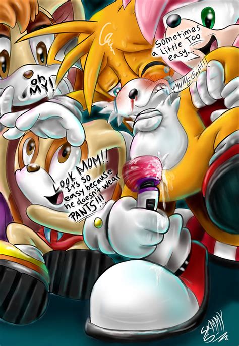 Rule 34 Amy Rose Anthro Cream The Rabbit Dx Face Female Forced Orgasm