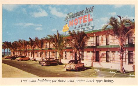 The Cardboard America Motel Archive Treasure Isle Motel Miami Beach