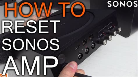 How To Reset Sonos Amp Youtube