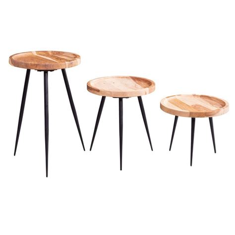 Maybe you would like to learn more about one of these? FINEBUY Satztisch »FB54885«, Satztisch Akazie Massivholz ...