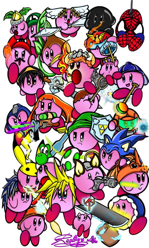 Kirby Collage By Misterj8ne On Deviantart