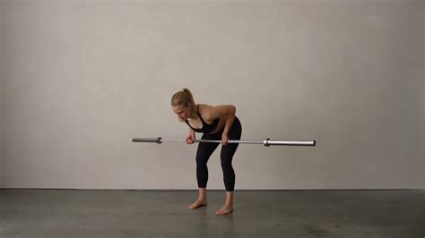 Supinated Barbell Bent Over Row Video Instructions Variations