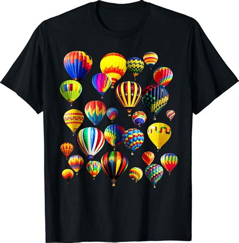 Enchanting Skies: Stylish and Magical Hot Air Balloon T-Shirt - Walmart.com