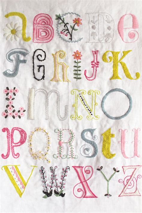 See more ideas about hand embroidery, . Image result for alphabet embroidery | 刺繍フォント, 刺繍 図案 アルファベット, サテンステッチ