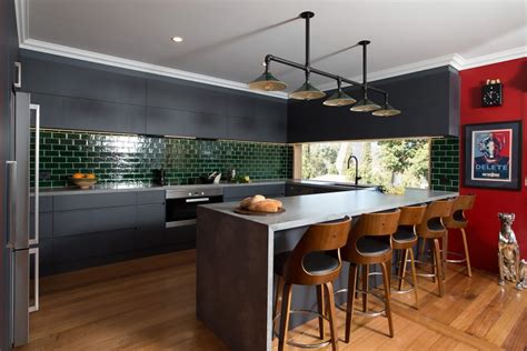 1) they would come on instantly, 2) switching them. Kitchen bench overhead decorative task lighting • Edison ...