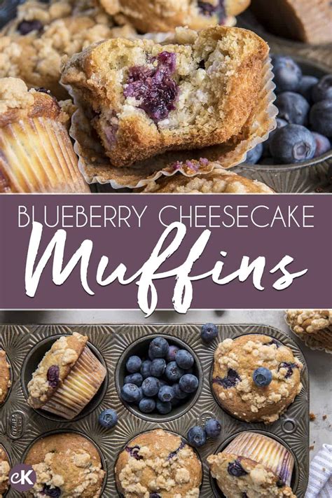 Blueberry Cream Cheese Muffins The Crumby Kitchen