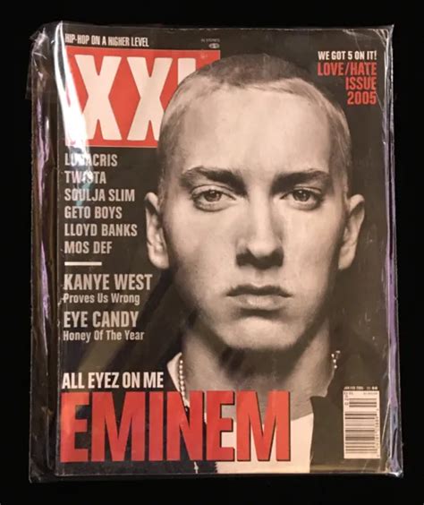 Xxl Magazine Eminem Marshall Mathers Slim Shady Rap Janfeb 2005 Hip