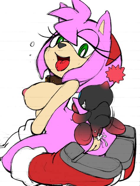 Rule 34 Amy Rose Anal Anus Balls Breasts Chao Sonic Dark Chao Female Nipple Penis Sonic