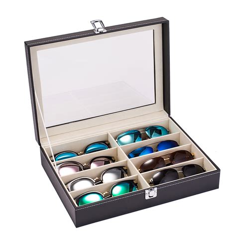 4.7 out of 5 stars. 8 Grid Eye Glasses Case Eyewear Sunglasses Display Storage ...