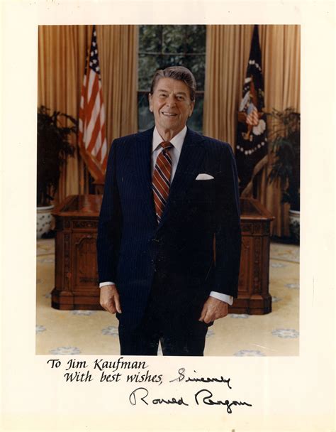 Lot Detail President Ronald Reagan Signed 8 X 10 Photo