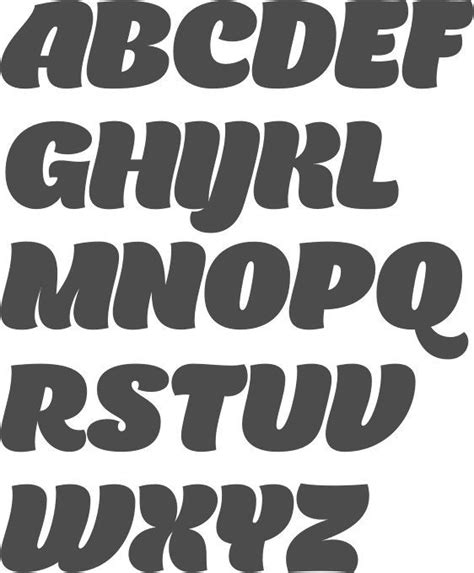 Resultado De Imagem Para Bubble Fonts Lettering Styles Alphabet