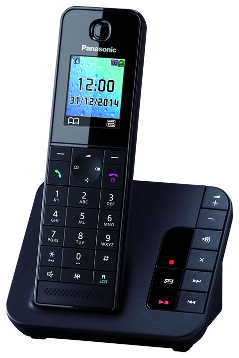 Kx Tgh220 Dect Telefon Sort Panasonic Ipskypedect Telefoner