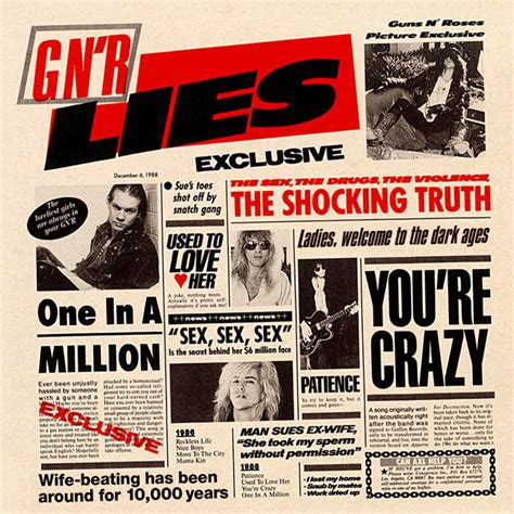 Guns N Roses G N R Lies 1988 Cd Discogs