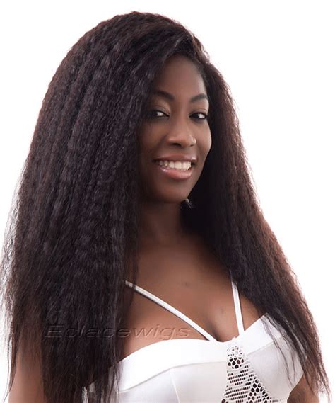 Get the best quality kinky straight hair of numerous types to add glamour to your look and minimize the hassle of doing hair every day. Kinky straight Lace Front Wig Human Hair,Wig Price_Front ...