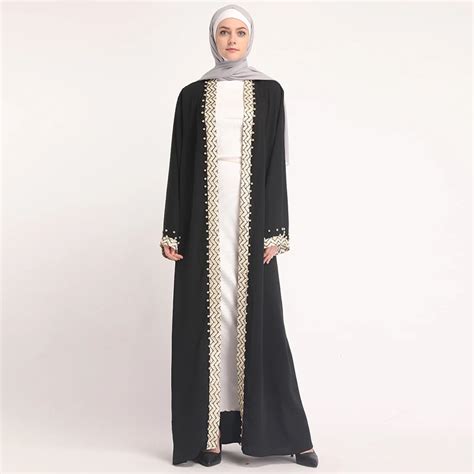 Vestidos 2019 Abaya Dubai Kaftan Turkey Floral Hijab Muslim Dress Qatar Abayas For Women Caftan
