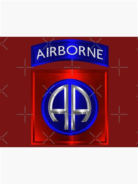 82nd Airborne Division Metallic Patch Poster For Sale By