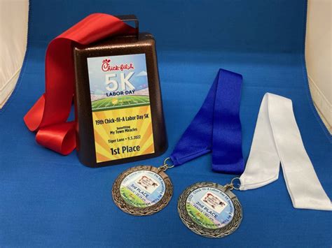 Chick Fil A 5k Awards And Medals Champion Promotion