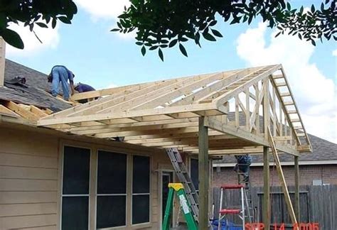 Hip Roof Patio Cover Building A Hip Roof Patio Cover Patio Gable Roof