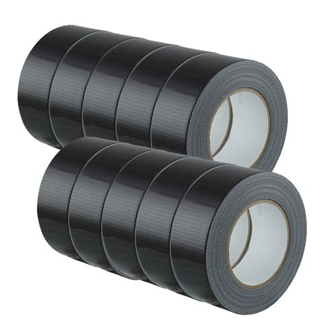 Set Of 10 Duct Gaffer Tape Strength Adhesive 48mm X 50m