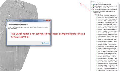 Grass Algorithms Not Working In Qgis Geographic Information Systems Stack Exchange