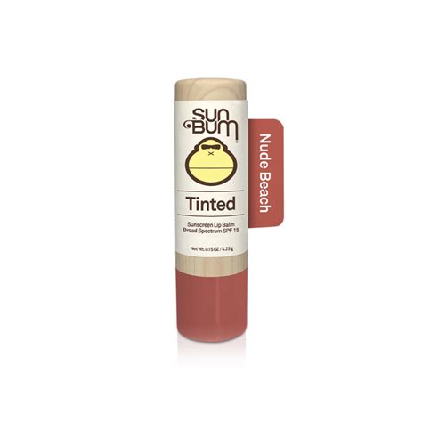 Tinted Lip Balm With Sunscreen Spf 15 Nude Beach Sun Bum