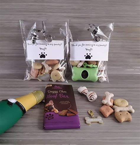 Dog Party Bags Pre Filled Puppy Party Bags Dog Treat Bags Pre Etsy
