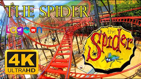 The Spider Roller Coaster 4k Pov Lagoon Amusement Park Youtube