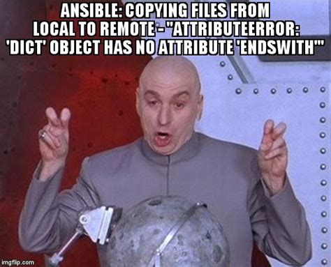 Meme Overflow On Twitter Ansible Copying Files From Local To Remote