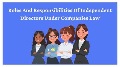roles and responsibilities of independent directors under company law ylcc
