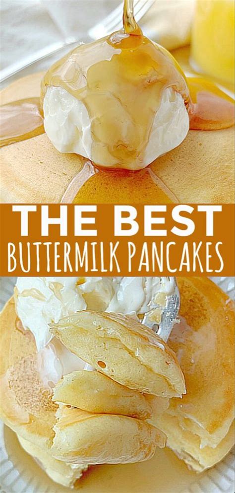 The Best Buttermilk Pancakes Foodtastic Mom Pancake Recipe Easy
