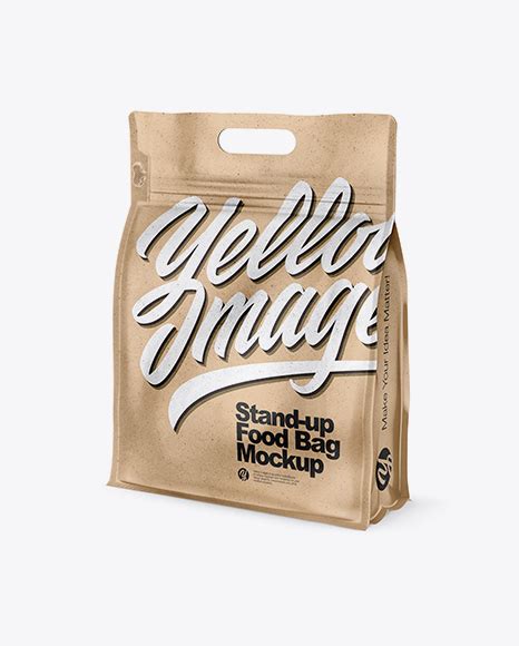 Download Download Psd Mockup 3/4 Bag Cat Dog Feed Food Half Side ...