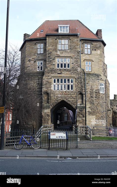 The Black Gate At The Castle In Newcastle Upon Tyne Northern England