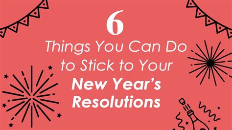 How To Stick To Your New Years Resolutions Youtube