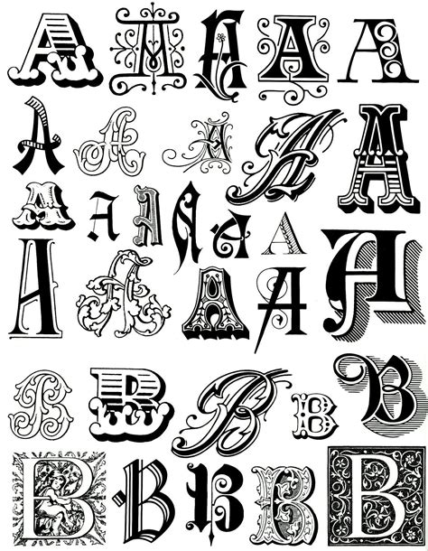 Tattoo Fonts Alphabet Cursive Alphabet Tattoo Lettering Fonts Hand