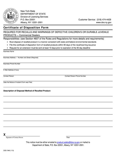 Fillable Certificate Of Disposition Form Fill Out And Sign Printable