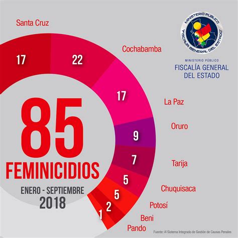 En El Día De La Mujer Boliviana Fiscalía Reporta 85 Feminicidios Hasta