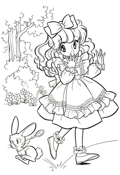 Cute Japanese Anime Coloring Pages Coloring Pages