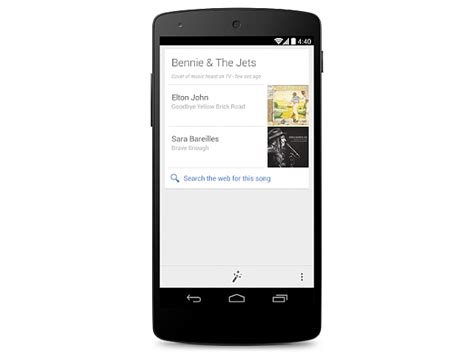 Sound search is only available in select countries/regions on devices running android 4.0 and higher. Google Search app for Android gets song recognition, takes ...