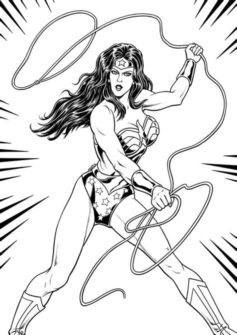 Wonder Woman Printable Coloring Pages Printable Templates