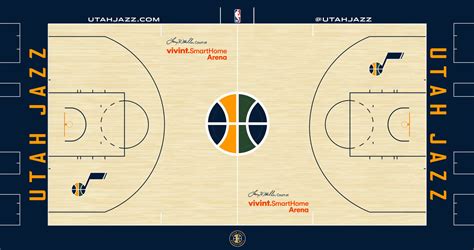 Catch the jazz live at vivint smart home arena! Image - Utah Jazz court logo 2016.png | Basketball Wiki ...