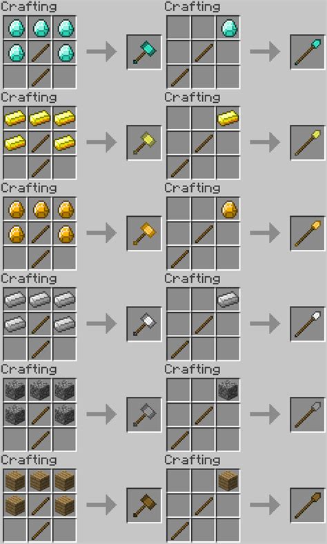 You can change the health, speed and other parameters of both humans and zombies as you wish. Minecraft Tool/Weapon Ideas - WarHammer and Spear by ...