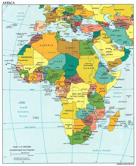 √ Mapa De Africa Politico Y Fisico Para Imprimir Paises【 2023