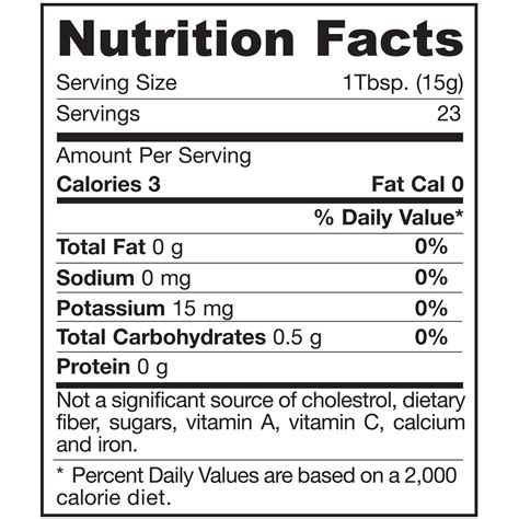 34 Apple Cider Vinegar Nutrition Label Labels Database 2020
