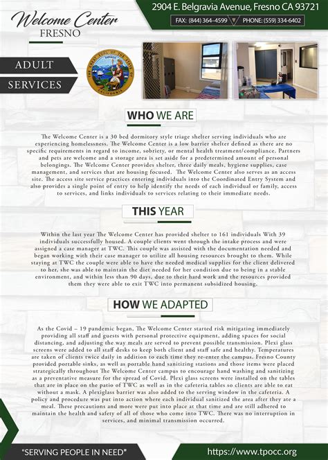 Welcome Center Fresno — Turning Point of Central California, Inc.